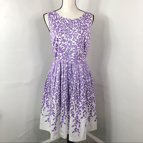 talbots purple dress